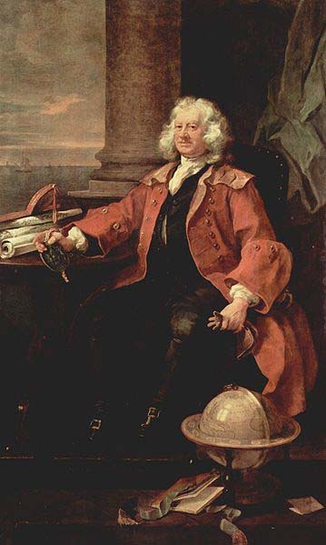 Hogarth portrait of Captain Thomas Coram